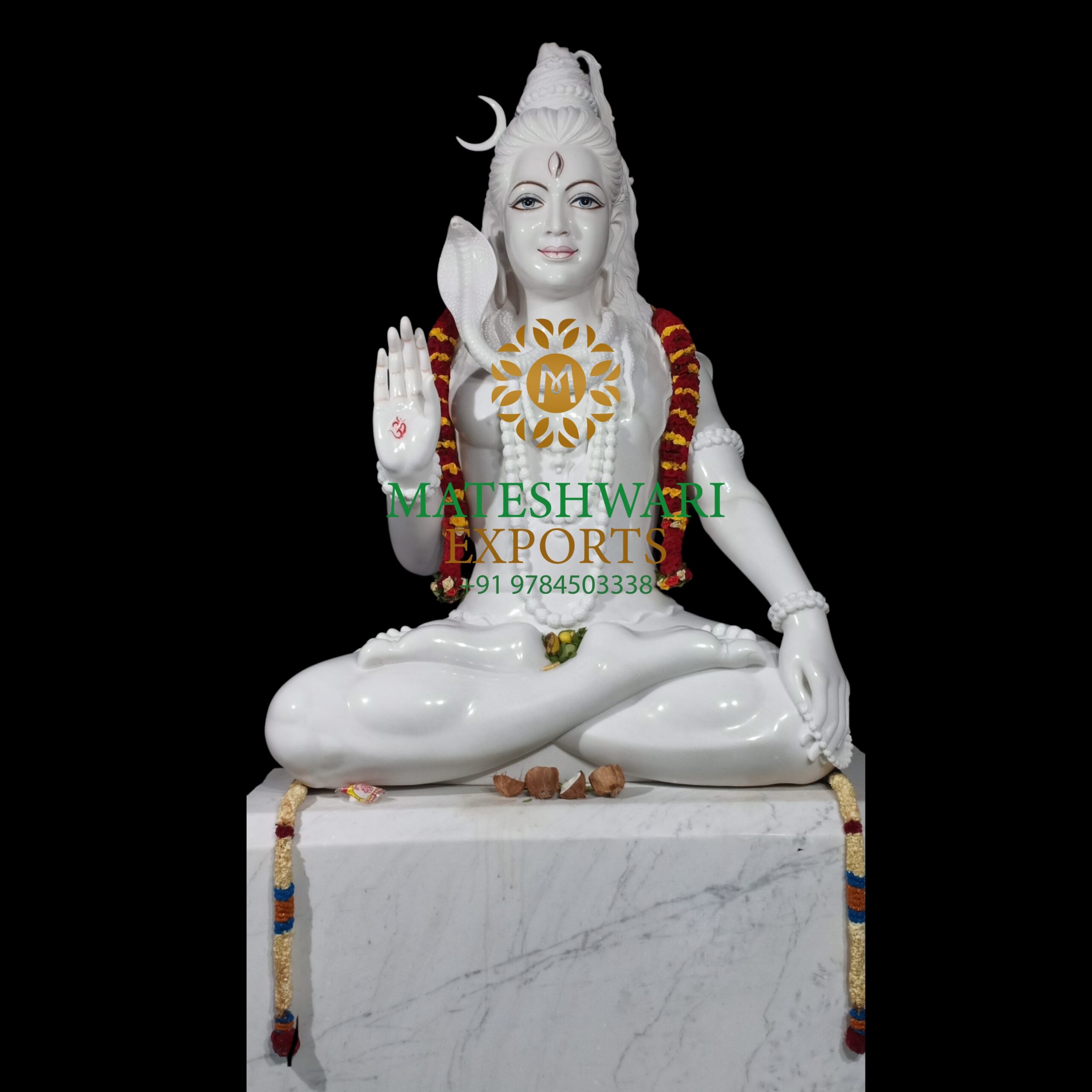 Lord Shiva Statue in Meditative Pose - Image 2