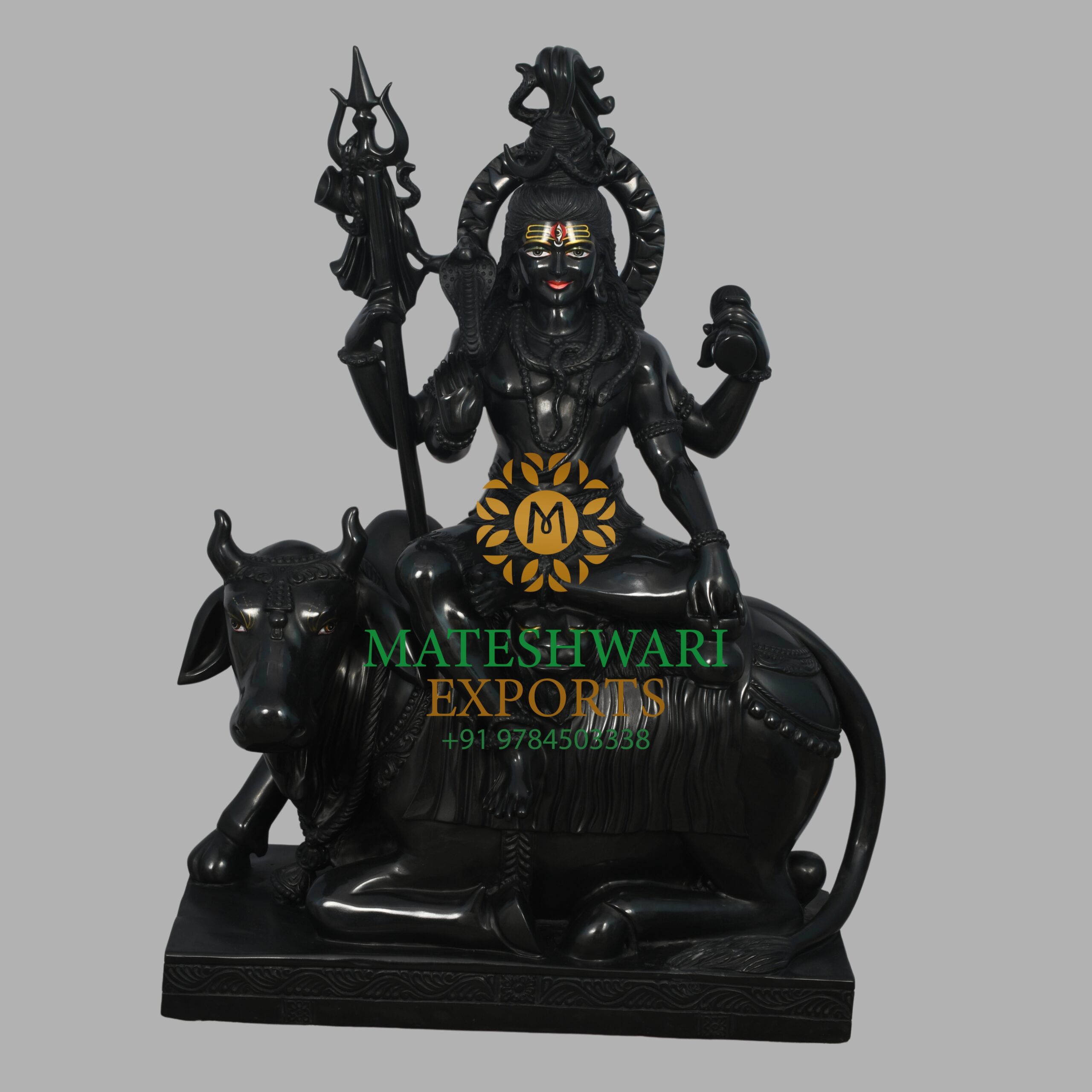 Lord Shiva Statue in Meditative Pose - Image 4